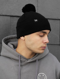 Czapka Staff black pompon