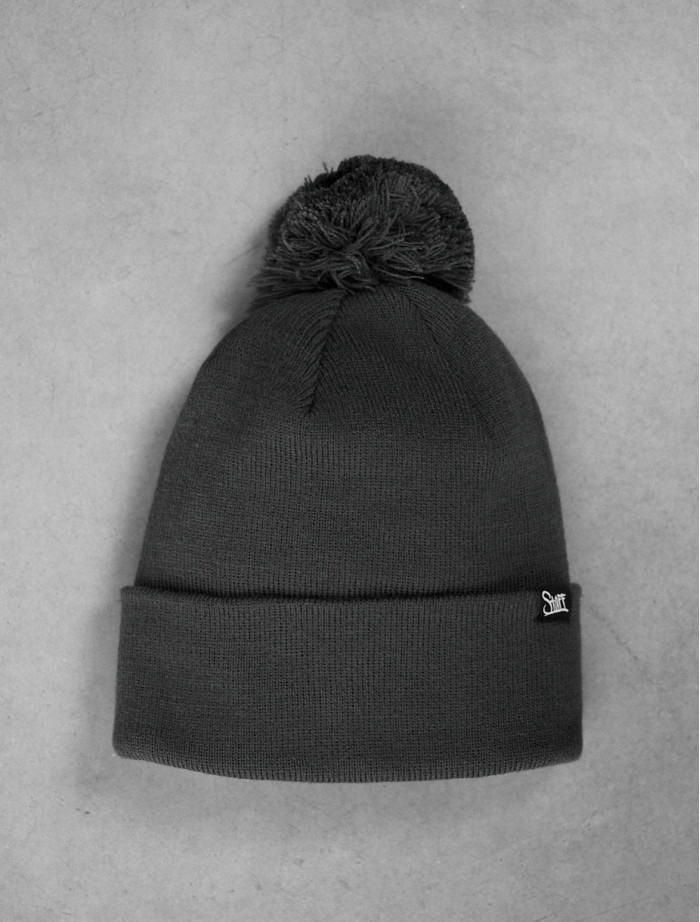Czapka Staff dark gray pompon Czapka Staff dark gray pompon