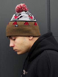 Czapka Staff raccoon pompon