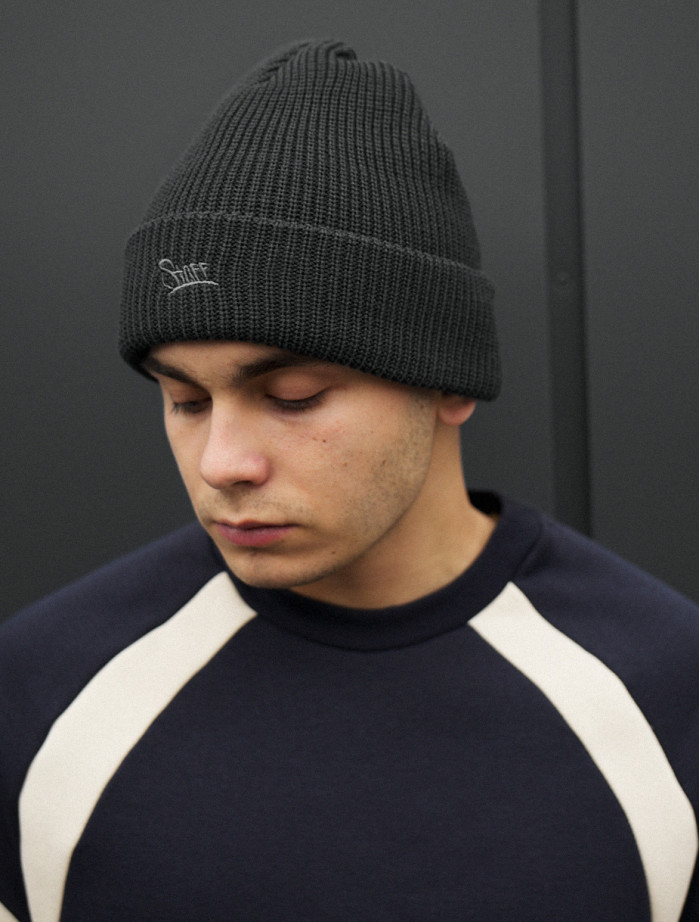 Czapka Staff 14 dark gray logo