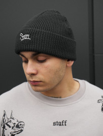 Czapka Staff 19 logo dark gray