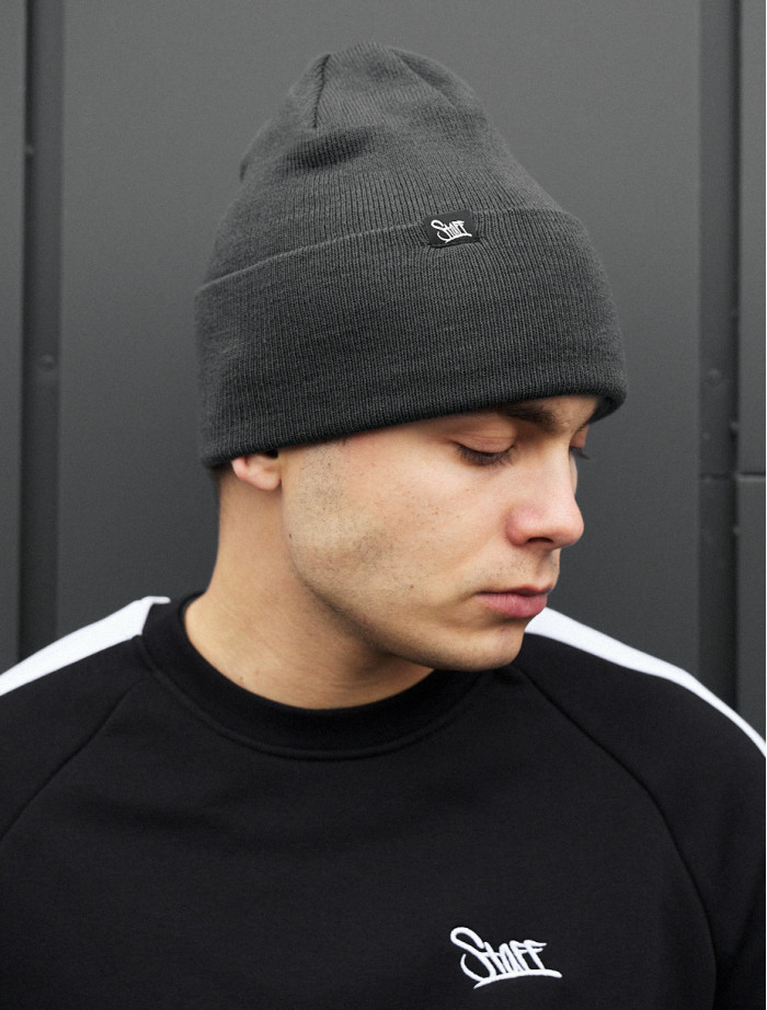 Czapka Staff 11 dark gray logo long