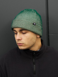 Czapka Staff beige & green stripes