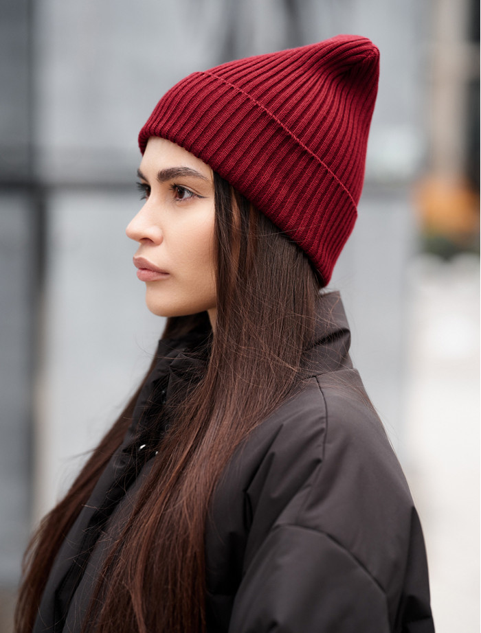 Czapka Staff 1 bordo basic