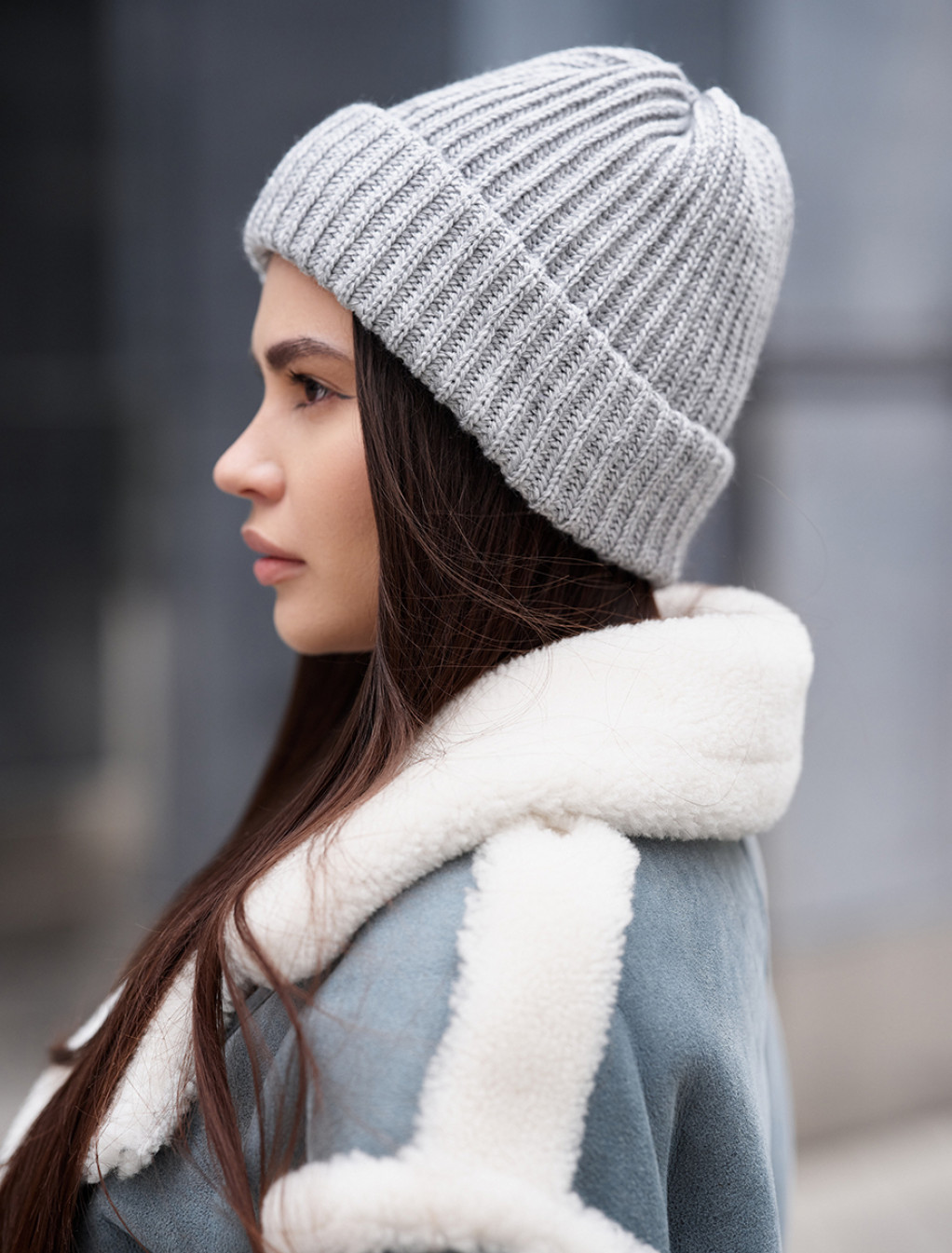 Czapka damska Staff 17 light gray