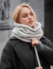 Szalik Staff 10 light gray