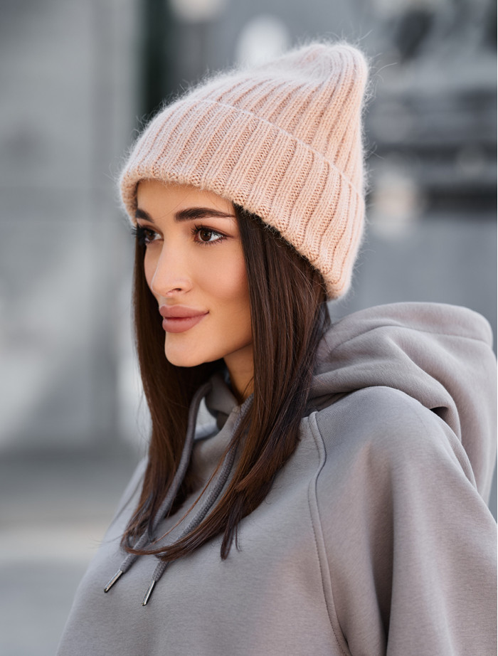 Czapka damska Staff 11 beige