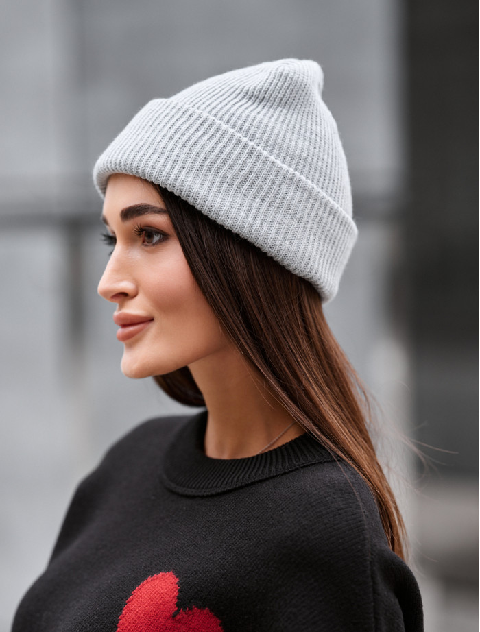 Czapka Staff 12 light gray