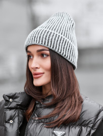 Czapka Staff 17 white & black