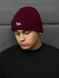 Czapka Staff 12 logo bordo