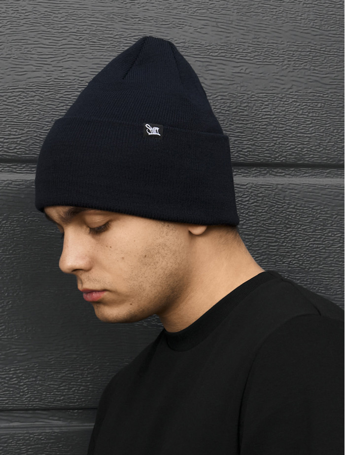 Czapka Staff 11 navy logo long