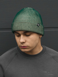 Czapka Staff beige & green stripes