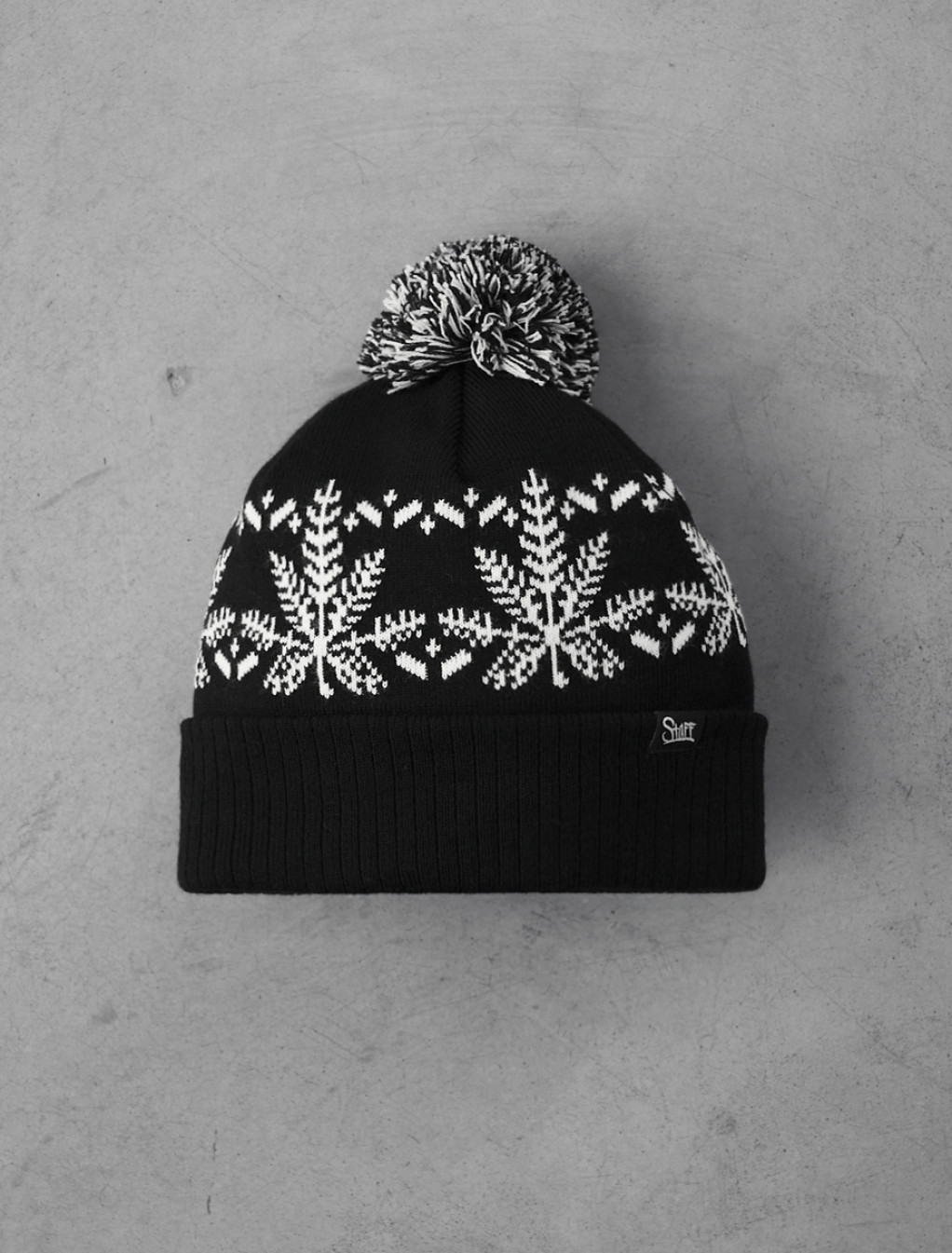 Czapka Staff snowflake pompon