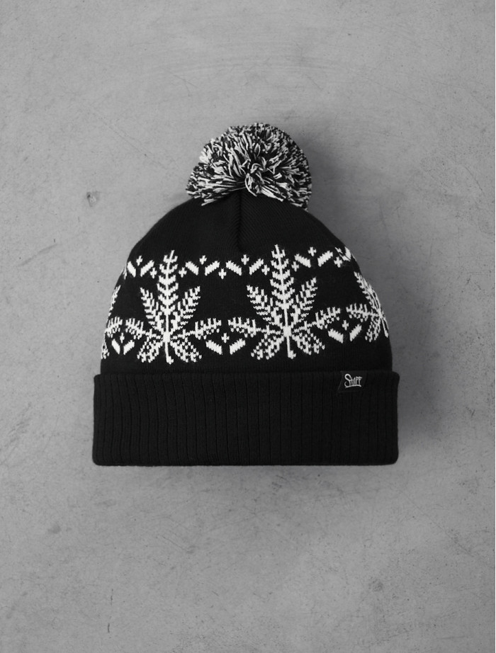 Czapka Staff snowflake pompon
