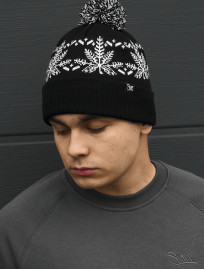 Czapka Staff snowflake pompon