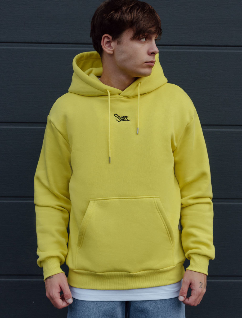 Bluza z kapturem Staff logo yellow fleece