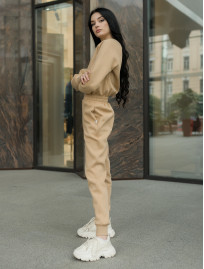 Damski kombinezon Staff beige fleece