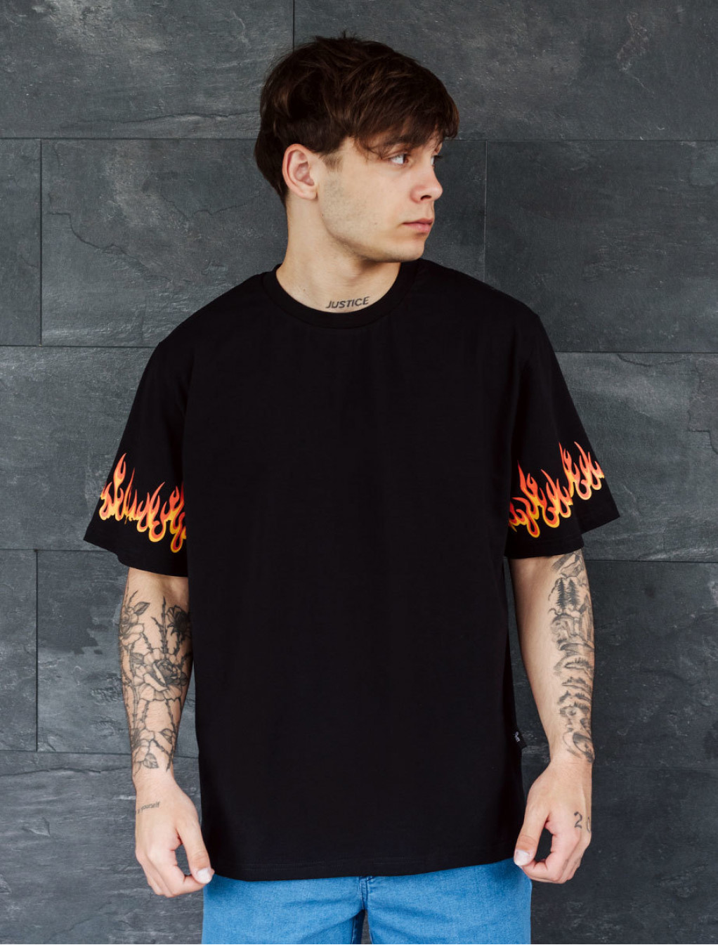 Koszulka Staff flames oversize