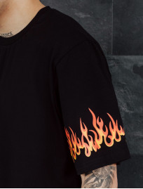 Koszulka Staff flames oversize