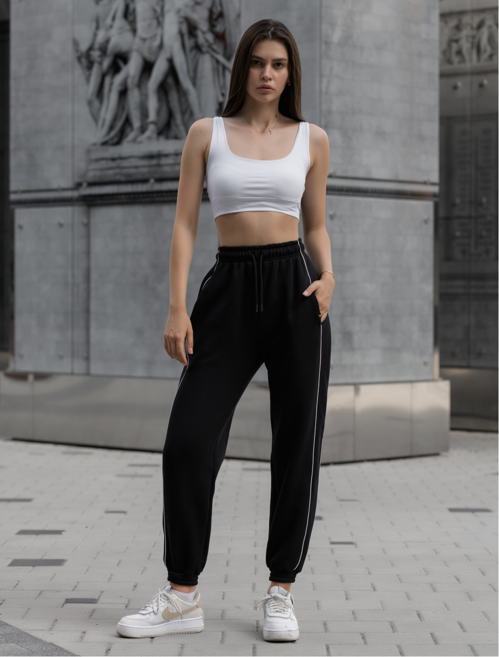 Damskie dresy sportowe Staff kant black fleece