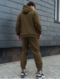 Dres sportowy Staff khaki microfleece logo oversize