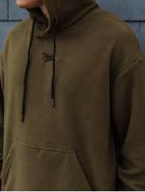 Dres sportowy Staff khaki microfleece logo oversize