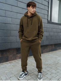 Dres sportowy Staff khaki microfleece logo oversize