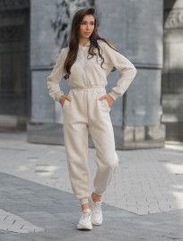 Damski kombinezon Staff mo milk melange fleece