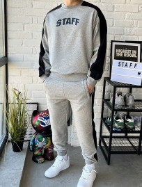 Dres sportowy Staff sha gray melange & black logo oversize