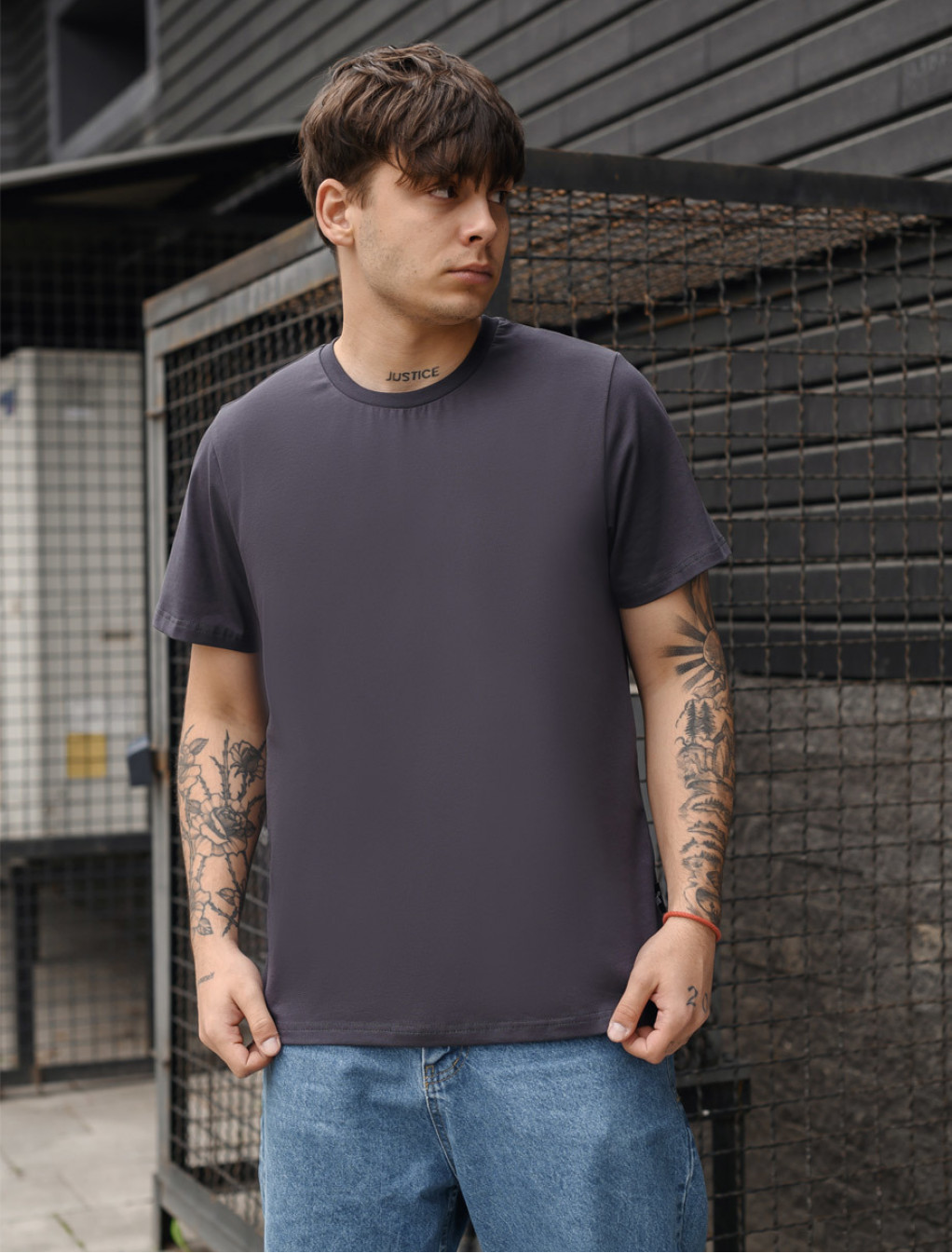 Koszulka Staff dark gray basic