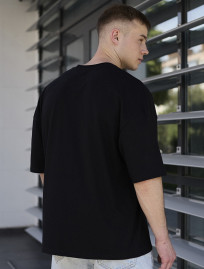 Koszulka Staff black logo reflective oversize