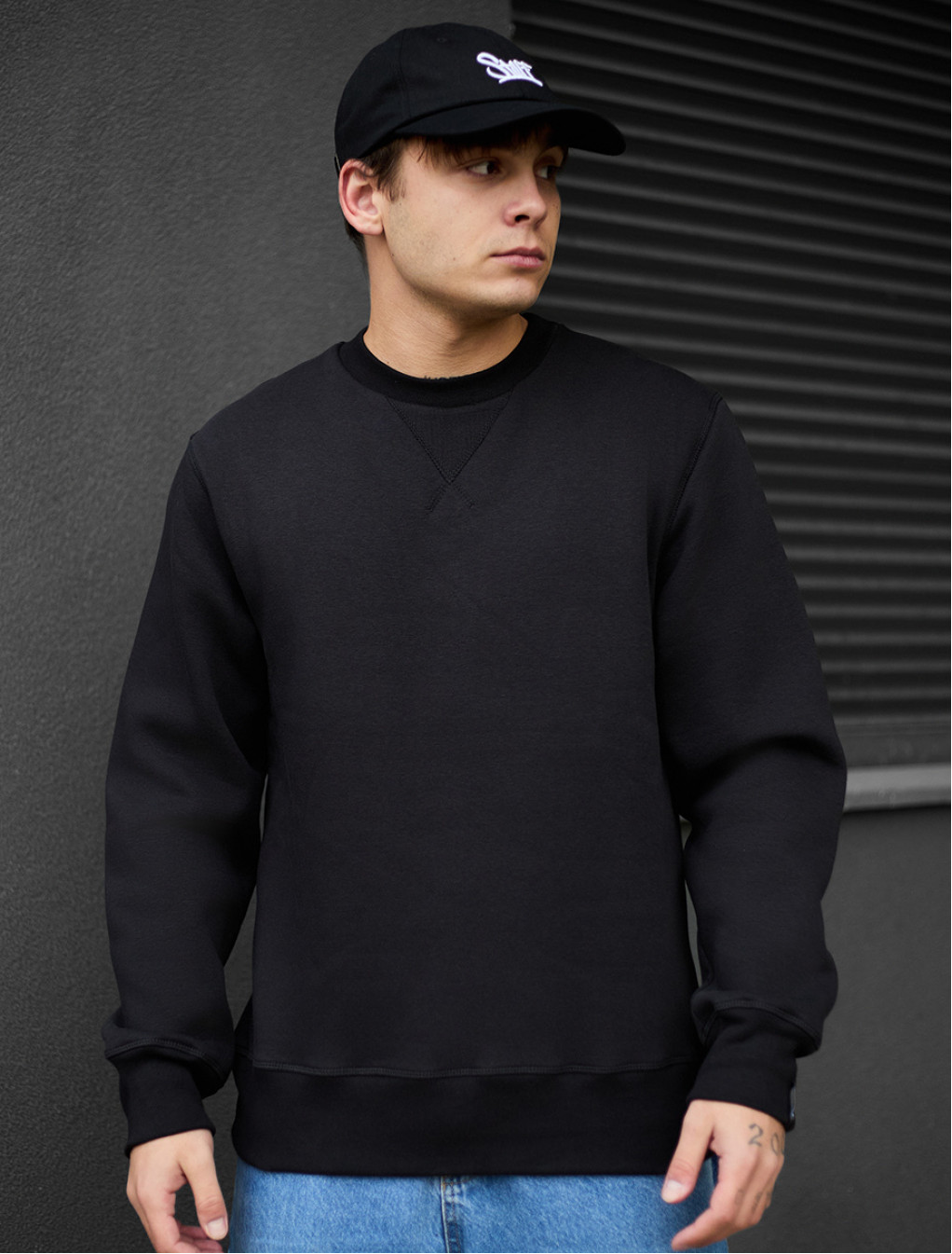 Bluza Staff black basic fleece