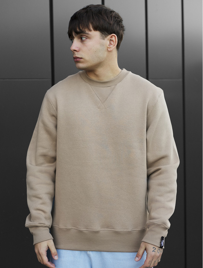 Bluza Staff light brown basic fleece