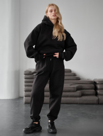 Damski dres Staff mox black fleece oversize