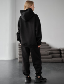 Damski dres Staff mox black fleece oversize