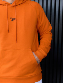 Bluza z kapturem Staff orange logo reglan