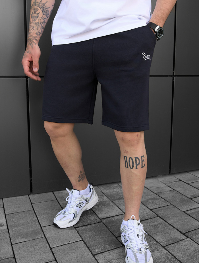 Spodenki dzianinowe Staff dje navy logo