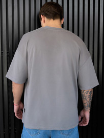 Koszulka Staff gray logo oversize