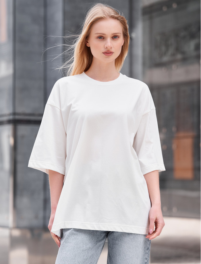 Koszulka Staff ri white oversize