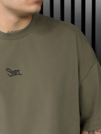 Koszulka Staff olive logo oversize