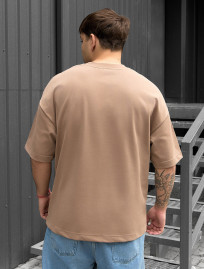 Koszulka Staff brown logo oversize