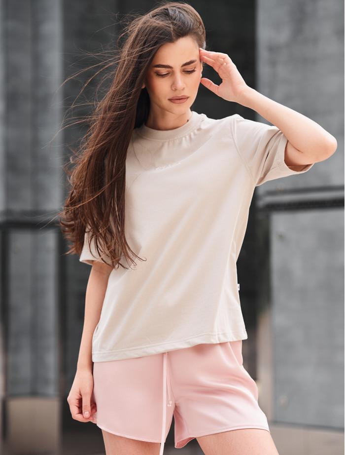 Koszulka Staff is logo light beige