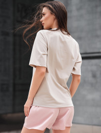 Koszulka Staff is logo light beige