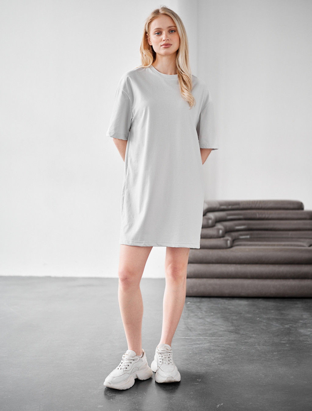 Sukienka Staff may light gray