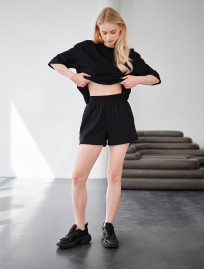 Komplet koszulka + spodenki Staff me black oversize