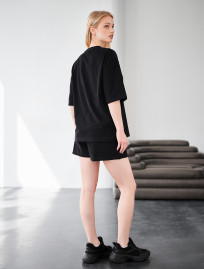 Komplet koszulka + spodenki Staff me black oversize