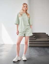 Komplet koszulka + spodenki Staff me mint oversize