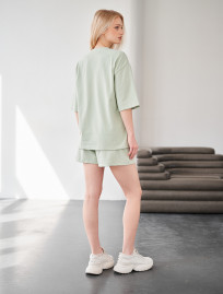 Komplet koszulka + spodenki Staff me mint oversize