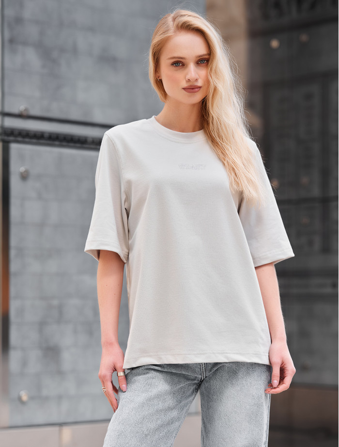 Koszulka Staff is logo light gray