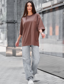 Koszulka Staff ri brown oversize